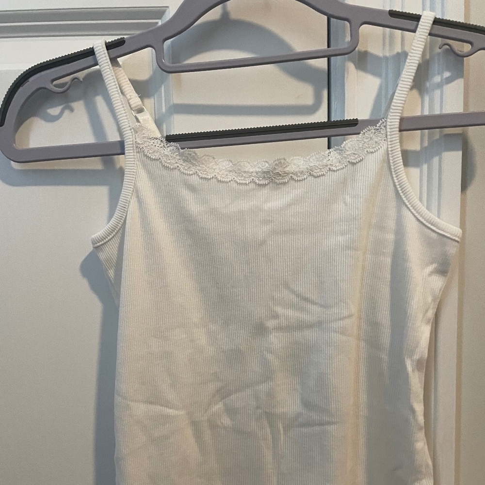 white tank top